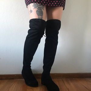 OCT 10 CLOSET CLOSING Over the Knee Suede Boots
